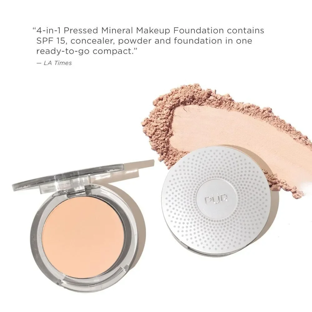 PÜR MINERALS 4-in-1 Pressed Mineral Makeup Powder Foundation With SPF 15